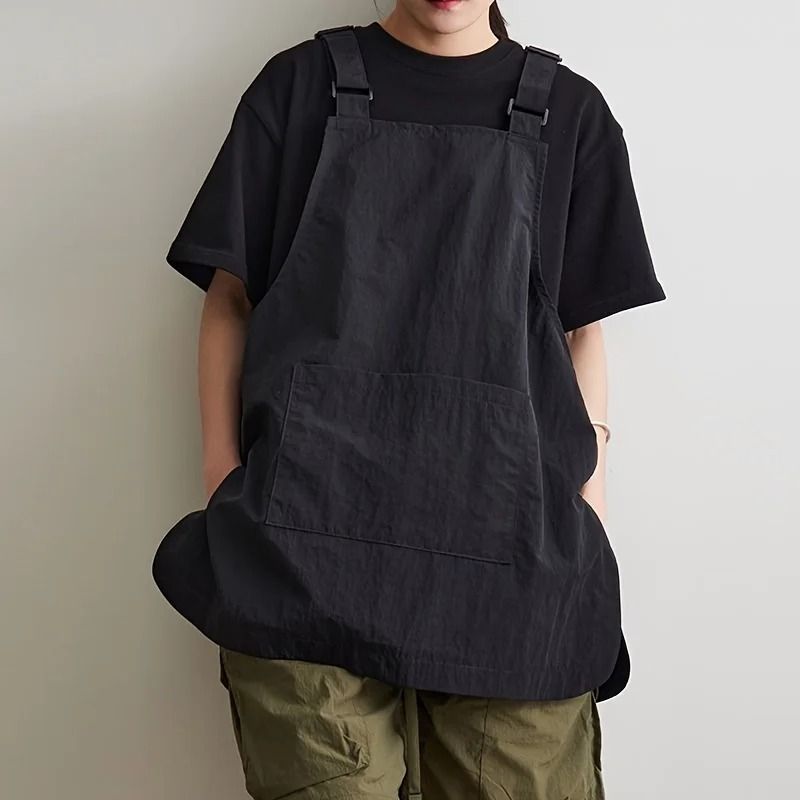 Japanese Style Waterproof Work Apron Unisex Kitchen Barber And Cafe Workwear 10
