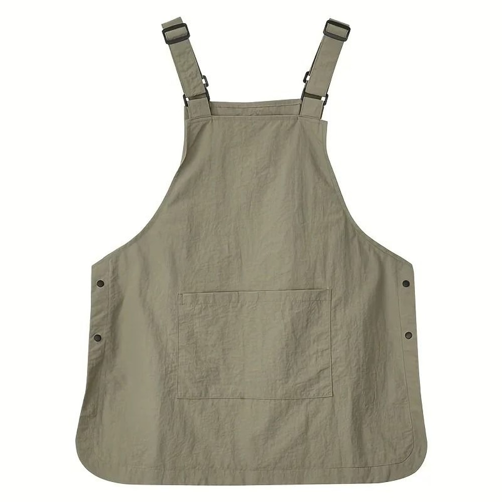 Japanese Style Waterproof Work Apron Unisex Kitchen Barber And Cafe Workwear 7