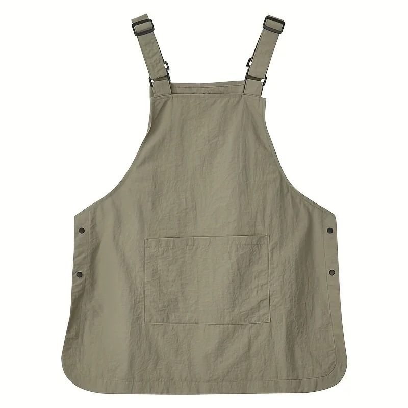 Japanese Style Waterproof Work Apron Unisex Kitchen Barber And Cafe Workwear 7