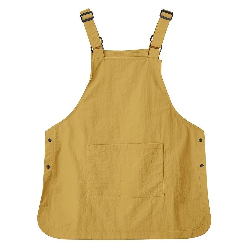 Japanese Style Waterproof Work Apron Unisex Kitchen Barber And Cafe Workwear 8