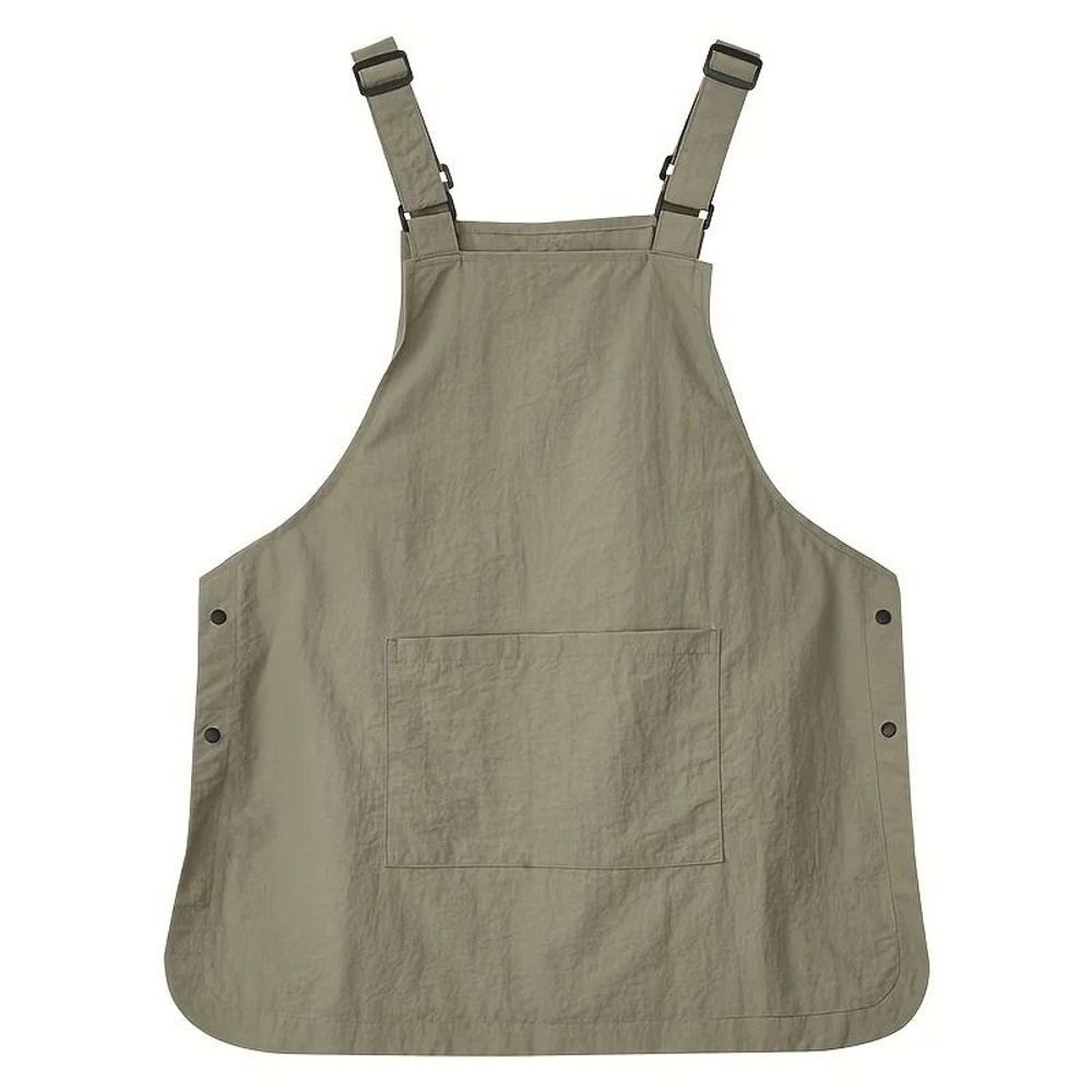 Japanese Style Waterproof Work Apron Unisex Kitchen Barber And Cafe Workwear 9