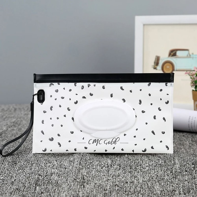 Portable Wet Wipes Pouch With Flip Cover Travel Tissue Holder Bag 1