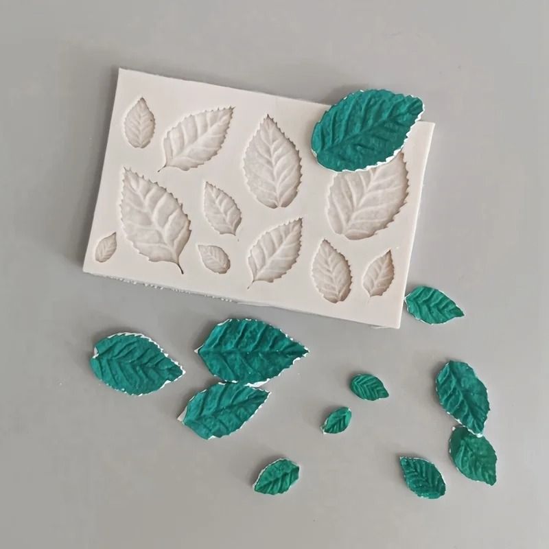 Rose Leaf Silicone Mold For Resin Candle Soap And Craft Making 0