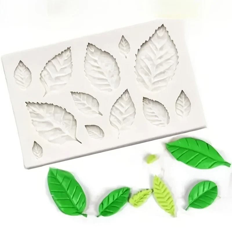 Rose Leaf Silicone Mold For Resin Candle Soap And Craft Making 2