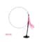 Cat Teaser Wand With Bell Feather And Suction Cup Long Interactive Stick 5