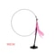 Cat Teaser Wand With Bell Feather And Suction Cup Long Interactive Stick 5
