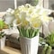 PU Calla Lily Artificial Flower Stem For Home Decor Wedding Bouquet And DIY Floral Arrangements 0