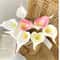 PU Calla Lily Artificial Flower Stem For Home Decor Wedding Bouquet And DIY Floral Arrangements 2