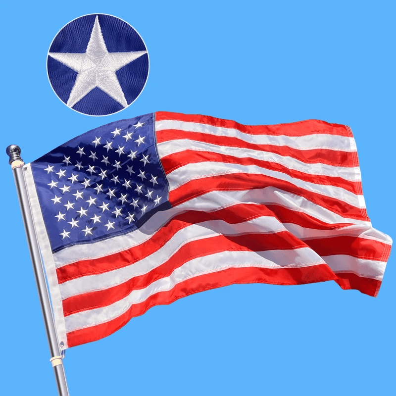 Luxury Embroidered Outdoor Flag