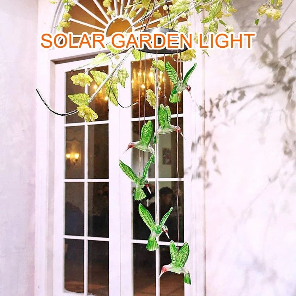 solar wind chimes for outdoor use