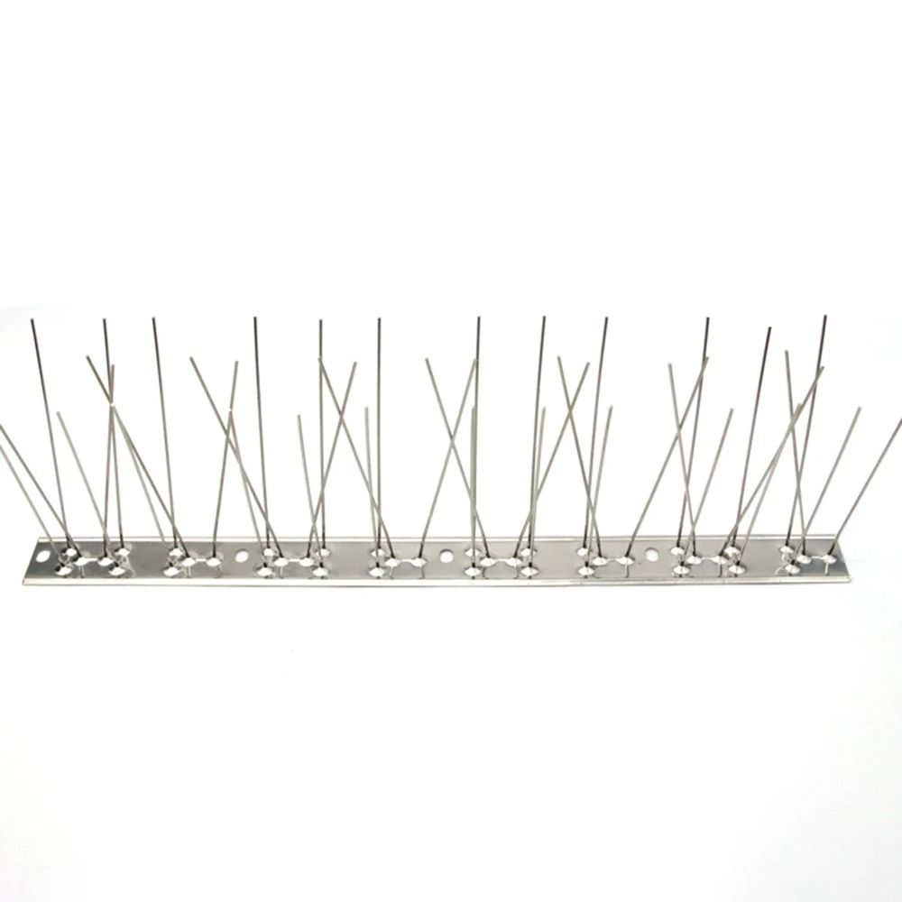Humane Bird Deterrent Perch Strips Stainless Steel Anti Perching Barrier For Balcony Fence And Eave 2
