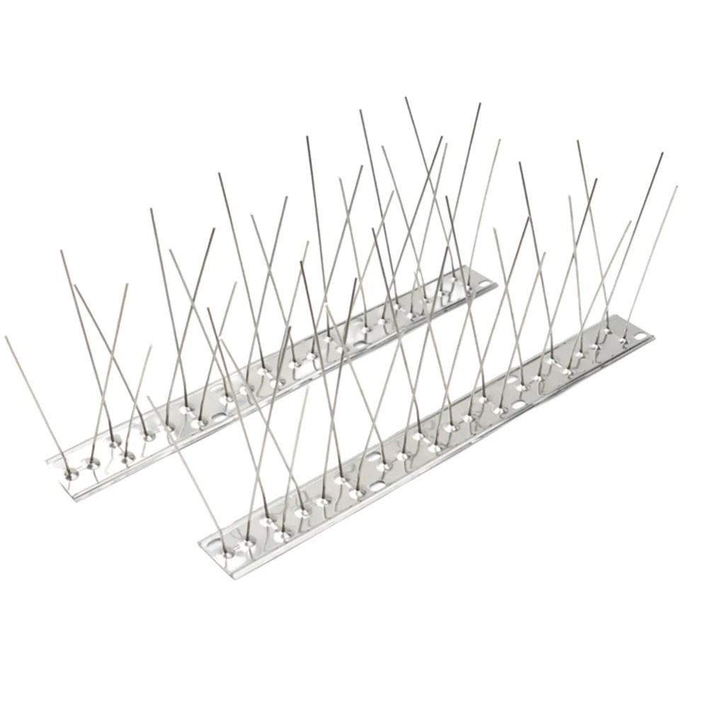 Humane Bird Deterrent Perch Strips Stainless Steel Anti Perching Barrier For Balcony Fence And Eave 3