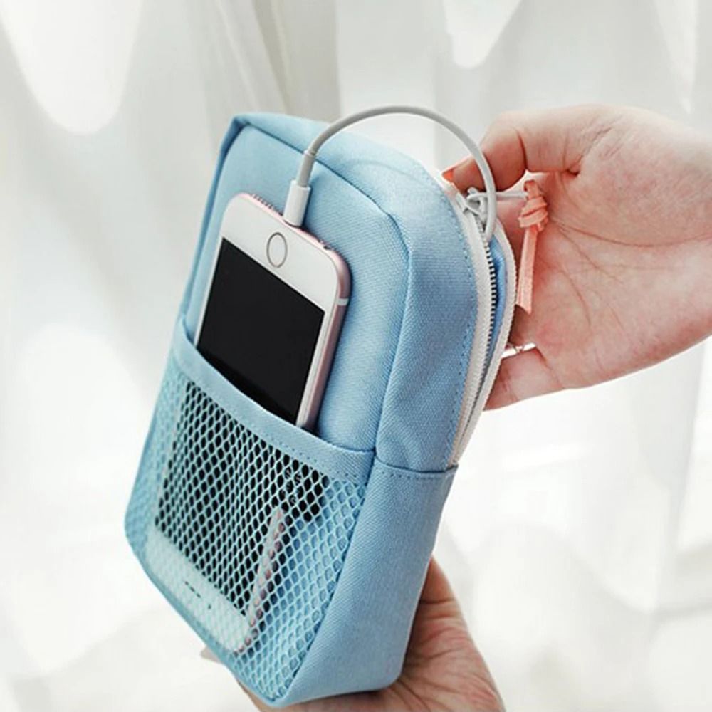 Portable Electronics Organizer Travel Cable Storage Bag For Chargers Headphones And Accessories 2