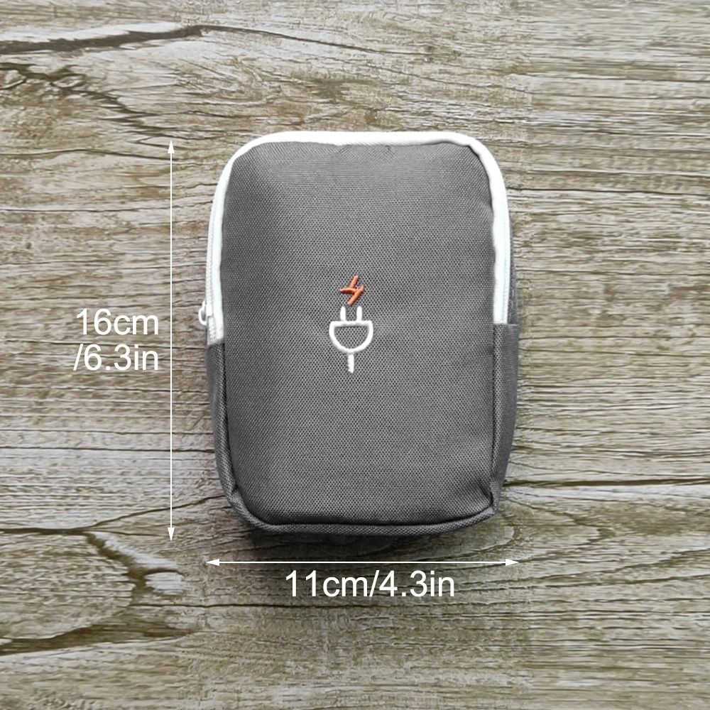 Portable Electronics Organizer Travel Cable Storage Bag For Chargers Headphones And Accessories 5