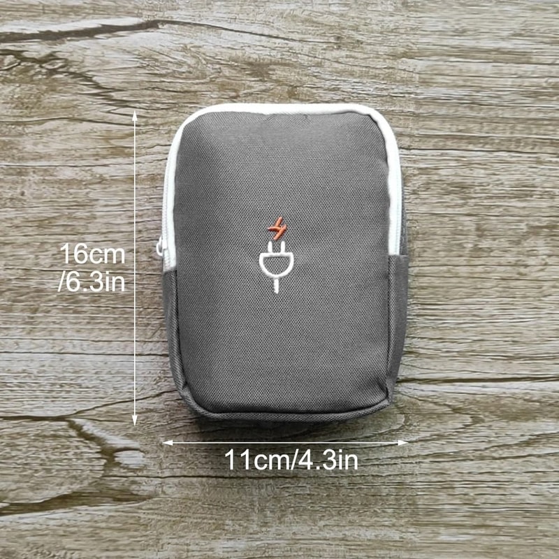 Portable Electronics Organizer Travel Cable Storage Bag For Chargers Headphones And Accessories 5