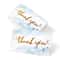 Gold Foil Thank You Cards 50 Pack Mini Textured Gratitude Notes For Weddings And Business 3