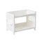 2 Tier Desktop Storage Rack White Organizer Shelf For Office Desk Cosmetics And Stationery 4