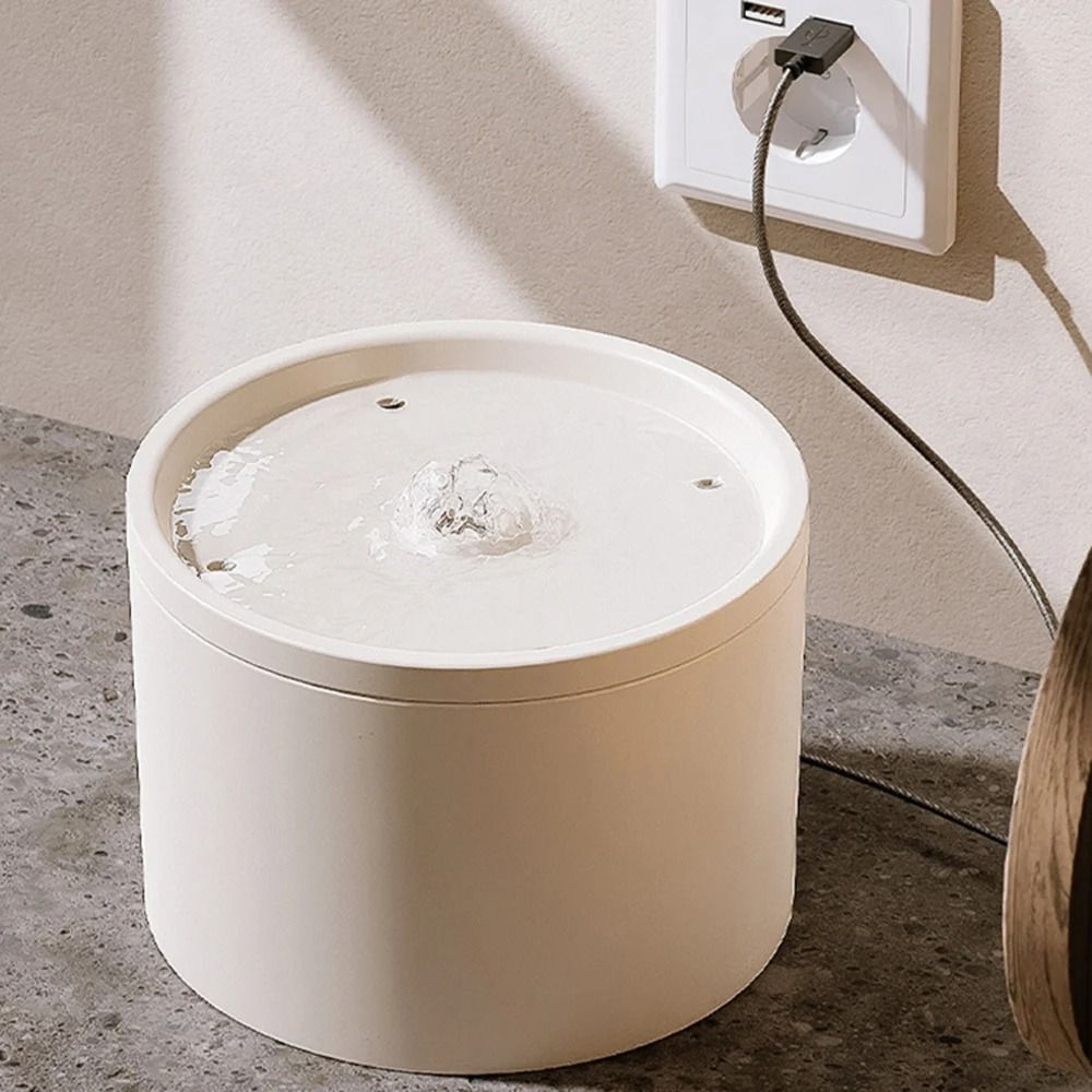 Automatic Cat Water Fountain Ceramic Bowl Circulating Pet Water Dispenser For Cats And Small Dogs 3