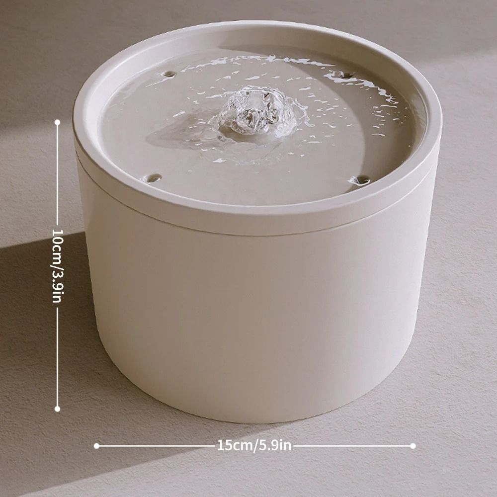 Automatic Cat Water Fountain Ceramic Bowl Circulating Pet Water Dispenser For Cats And Small Dogs 4