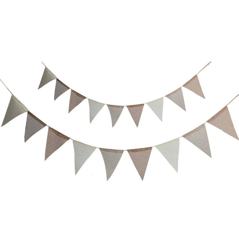 Multicolor Birthday Banner Triangle Pennant Flags Hanging Party Decoration 0