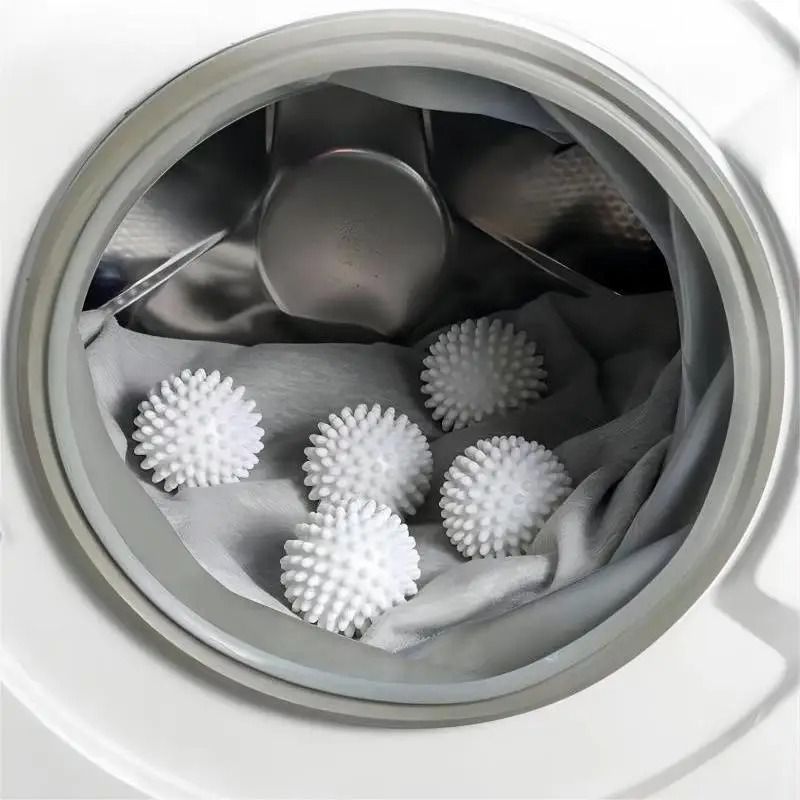 Reusable Laundry Dryer Balls 4 Or 6 Pack Anti Tangle Washing Machine Cleaning Balls 3