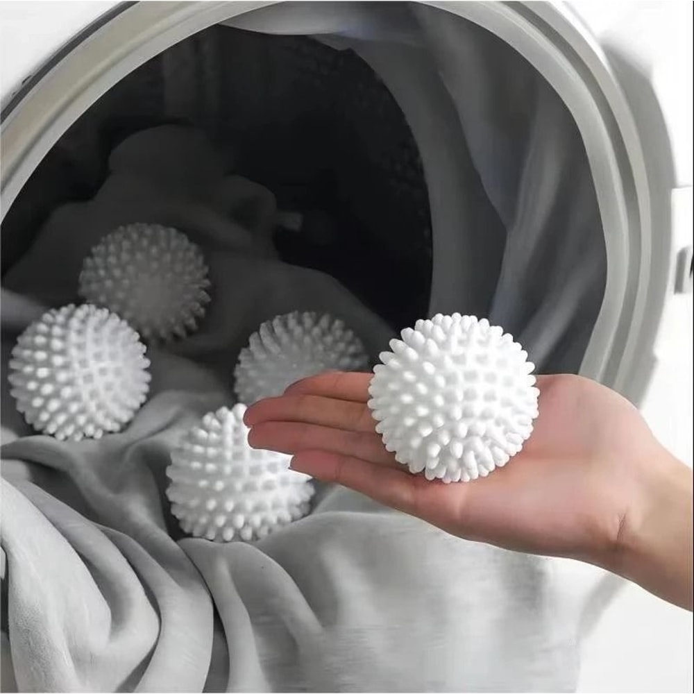 Reusable Laundry Dryer Balls 4 Or 6 Pack Anti Tangle Washing Machine Cleaning Balls 6