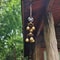 Double Metal Bell Wind Chime Brass Color Hanging Decor For Garden Patio And Home 7