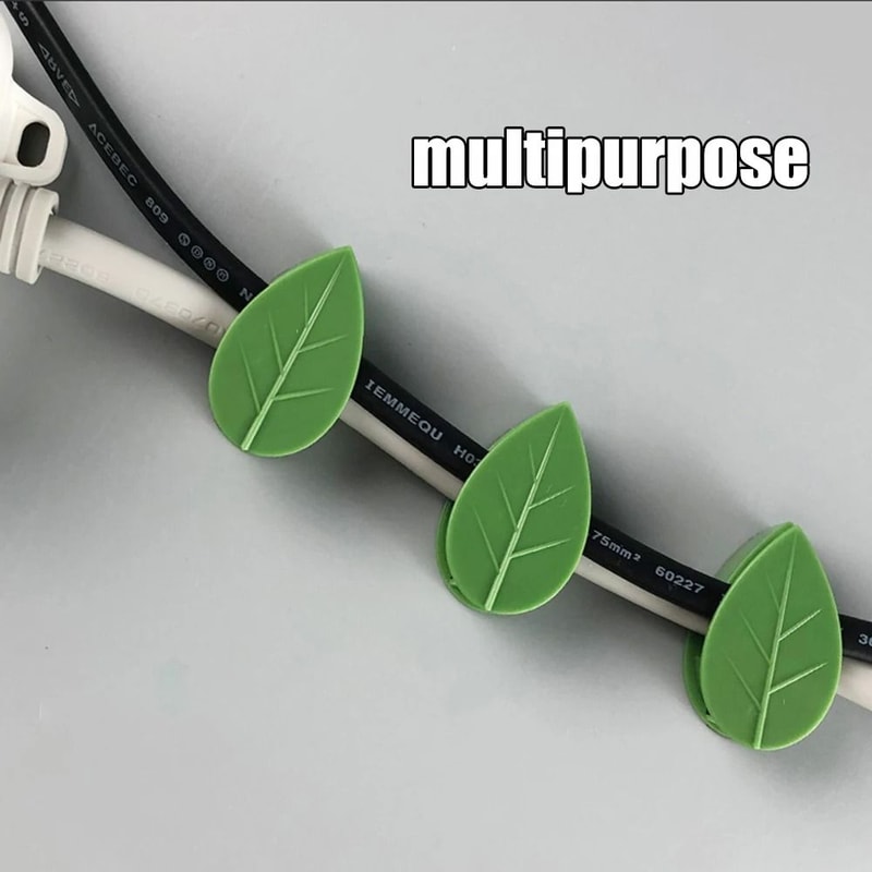 Plant Vine Wall Clips Leaf Shaped Invisible Climbing Fixers 10 20 Or 30 Pack 2