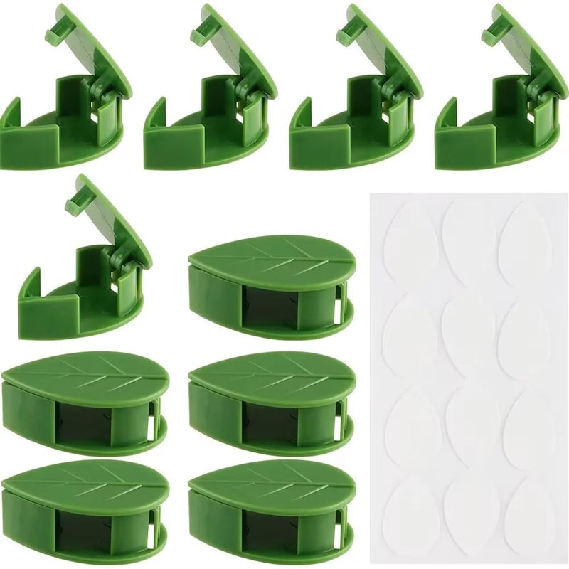 Plant Vine Wall Clips Leaf Shaped Invisible Climbing Fixers 10 20 Or 30 Pack 7