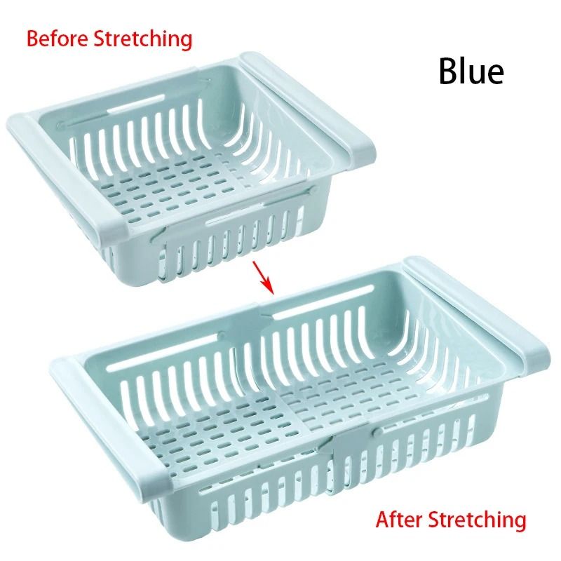 Hanging Refrigerator Drawer Organizer Pull Out Fridge Storage Basket For Eggs Fruit And Snacks 9