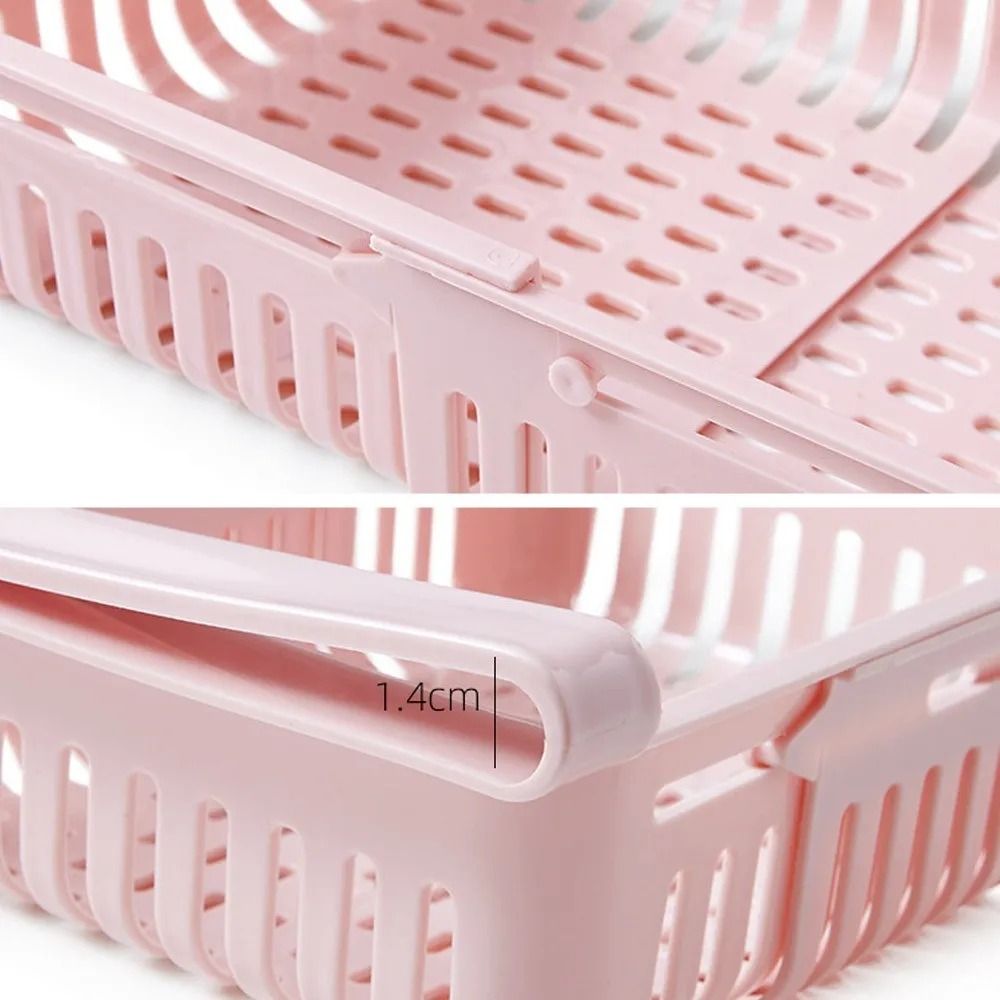 Hanging Refrigerator Drawer Organizer Pull Out Fridge Storage Basket For Eggs Fruit And Snacks 5