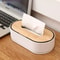 Bamboo Tissue Box Cover Wooden Tissue Organizer Case For Table And Home Decor 0