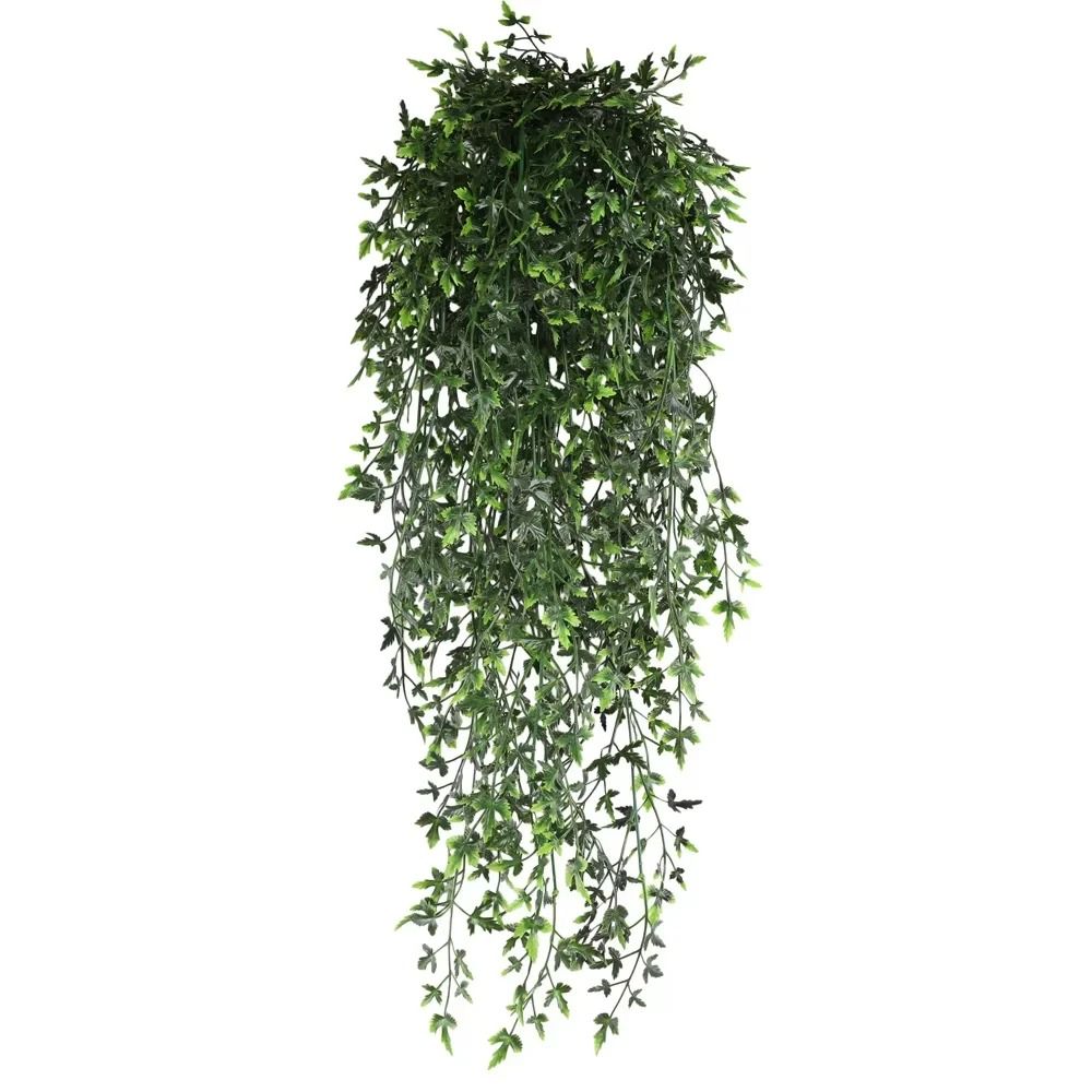Artificial Hanging Fern Vine Wall Decor Green Plant Garland For Home Balcony And Events 8