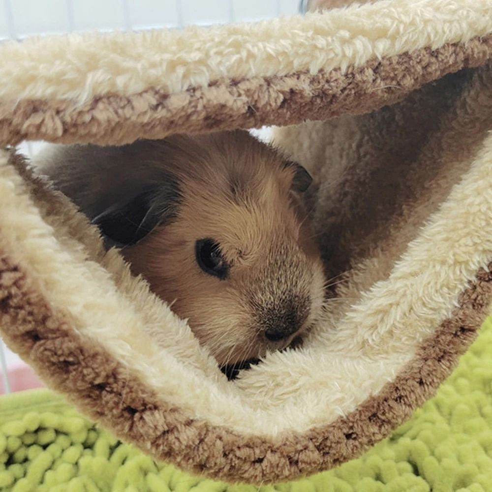 Warm Velvet Small Pet Hammock Hanging Bed For Hamsters Guinea Pigs And Chinchillas 3