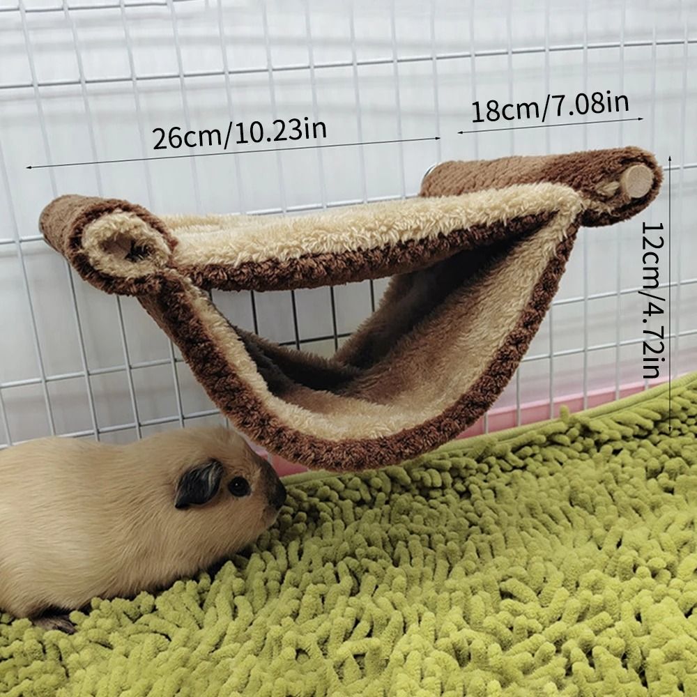 Warm Velvet Small Pet Hammock Hanging Bed For Hamsters Guinea Pigs And Chinchillas 4