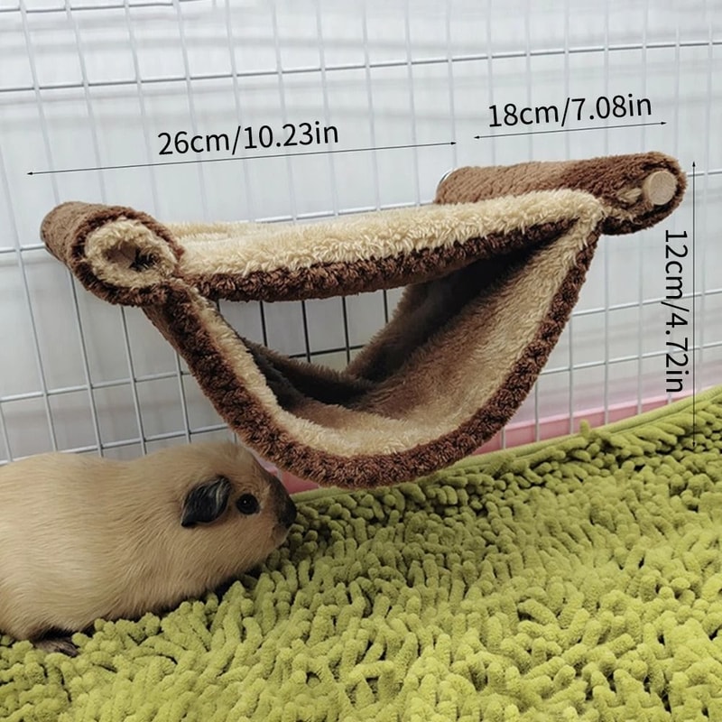 Warm Velvet Small Pet Hammock Hanging Bed For Hamsters Guinea Pigs And Chinchillas 4
