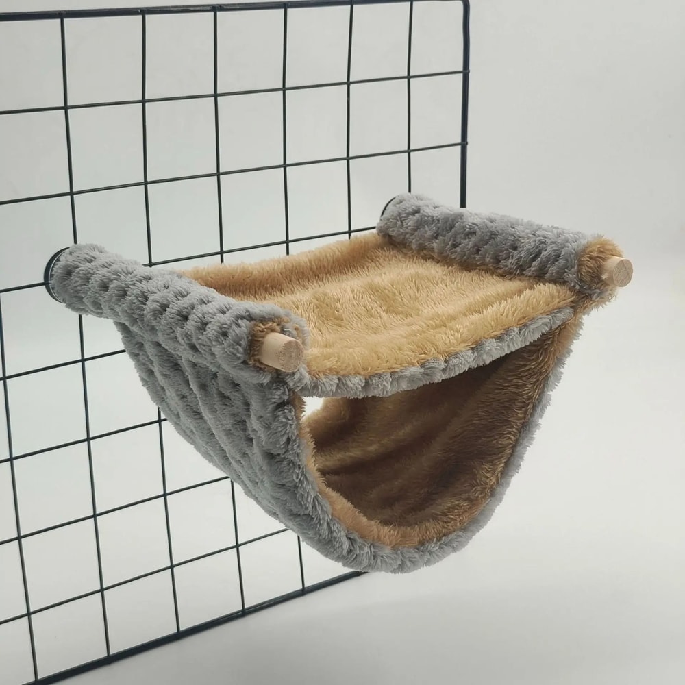 Warm Velvet Small Pet Hammock Hanging Bed For Hamsters Guinea Pigs And Chinchillas 9