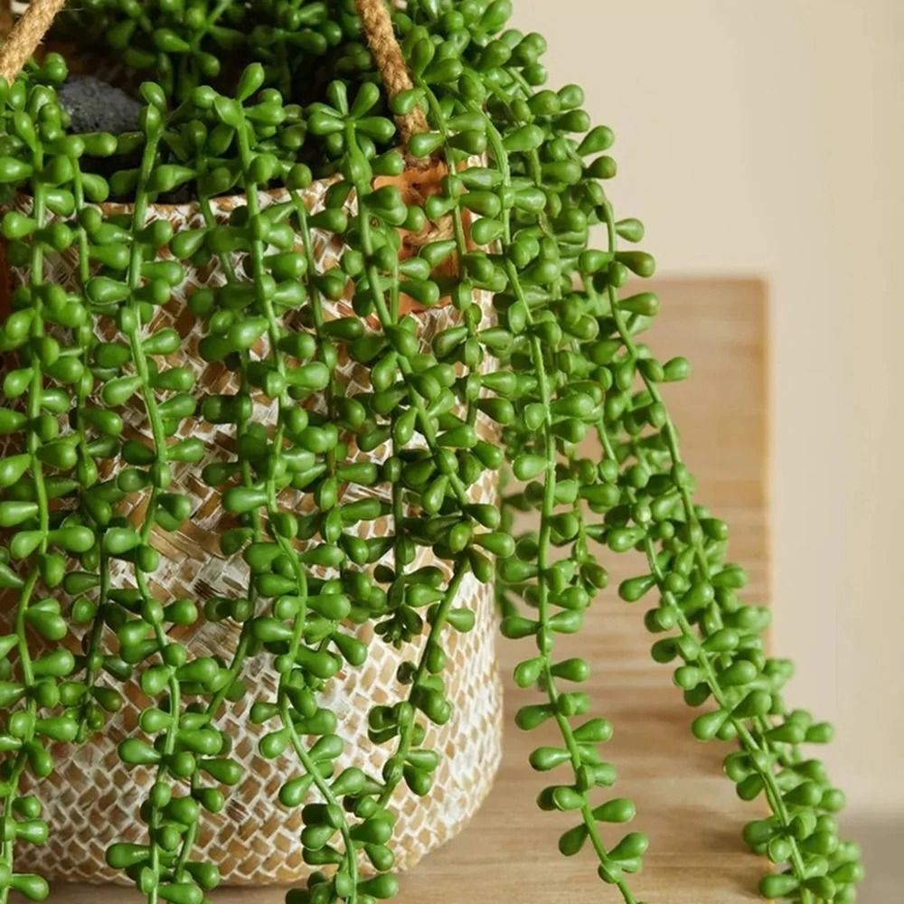 Artificial Hanging Vine Love Tears Green Plant Decor For Ceiling And Wall 5