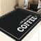Coffee Machine Drying Mat Water Absorbent Counter Mat Modern Black Coffee Print 0
