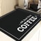 Coffee Machine Drying Mat Water Absorbent Counter Mat Modern Black Coffee Print 0