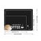 Coffee Machine Drying Mat Water Absorbent Counter Mat Modern Black Coffee Print 2
