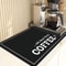 Coffee Machine Drying Mat Water Absorbent Counter Mat Modern Black Coffee Print 5