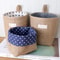 Nordic Hanging Wall Pocket Storage Bag Cotton Linen Organizer For Sundries Cosmetics And Toys 6