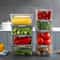Stackable Fridge Organizer Bins With Lids Clear Food Storage Containers For Fruit Pantry And Freeze 4