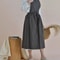 Japanese Style Long Floral Apron Waterproof Cotton Linen Baking And Teacher Smock Dress 9