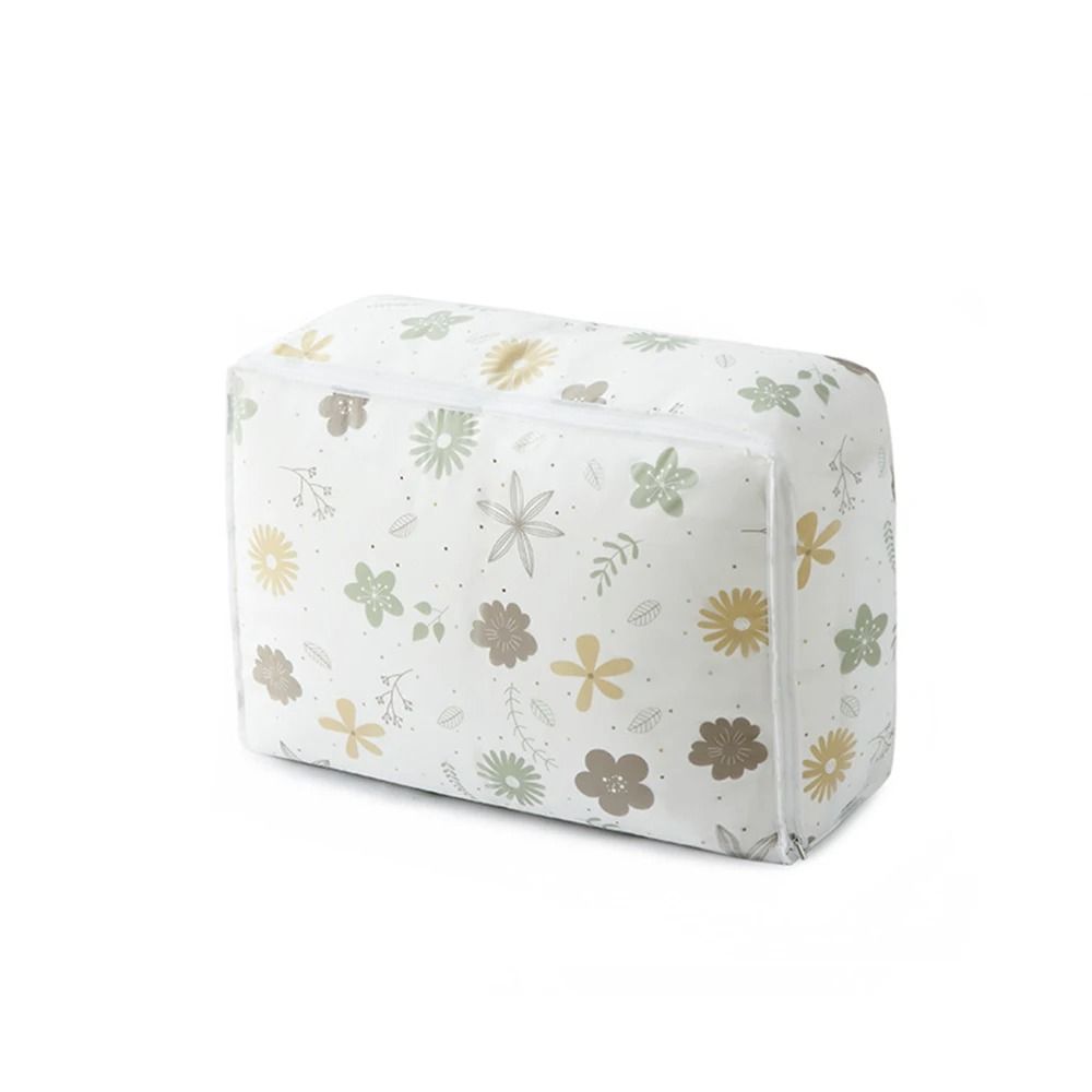 Large Waterproof Quilt Storage Bag PEVA Dustproof Blanket And Clothes Organizer With Zipper 9