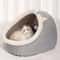 Warm Semi Closed Cat Cave Bed Cozy Winter Pet Nest For Cats And Small Dogs 4