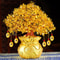 Natural Crystal Fortune Tree Money Tree Topaz Decor For Wealth Luck And Positive Energy 0