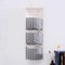 3 Pocket Hanging Wall Organizer Cotton Linen Storage Bag For Bedroom Kitchen And Living Room 10