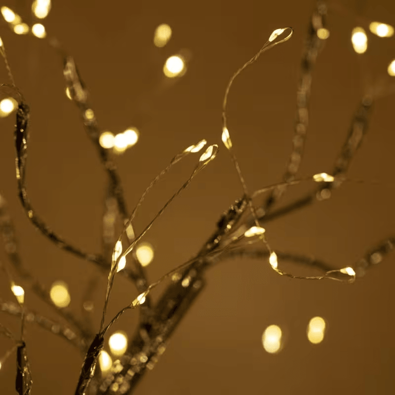 Christmas tree light with soft glowing LED lights